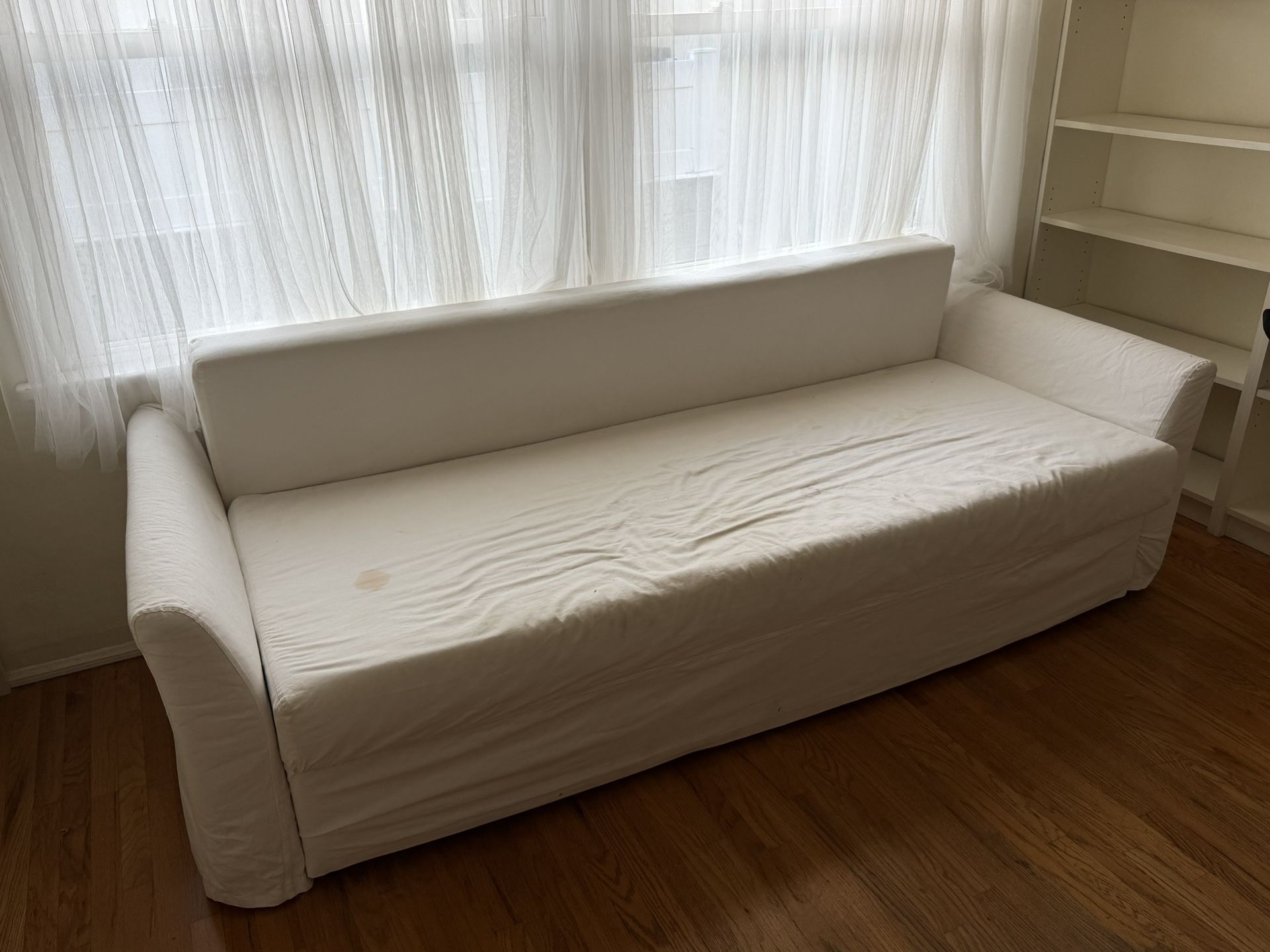 Large IKEA Sofa/Futon Pullout With Storage