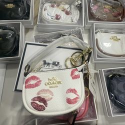 Coach mini bag keychains
