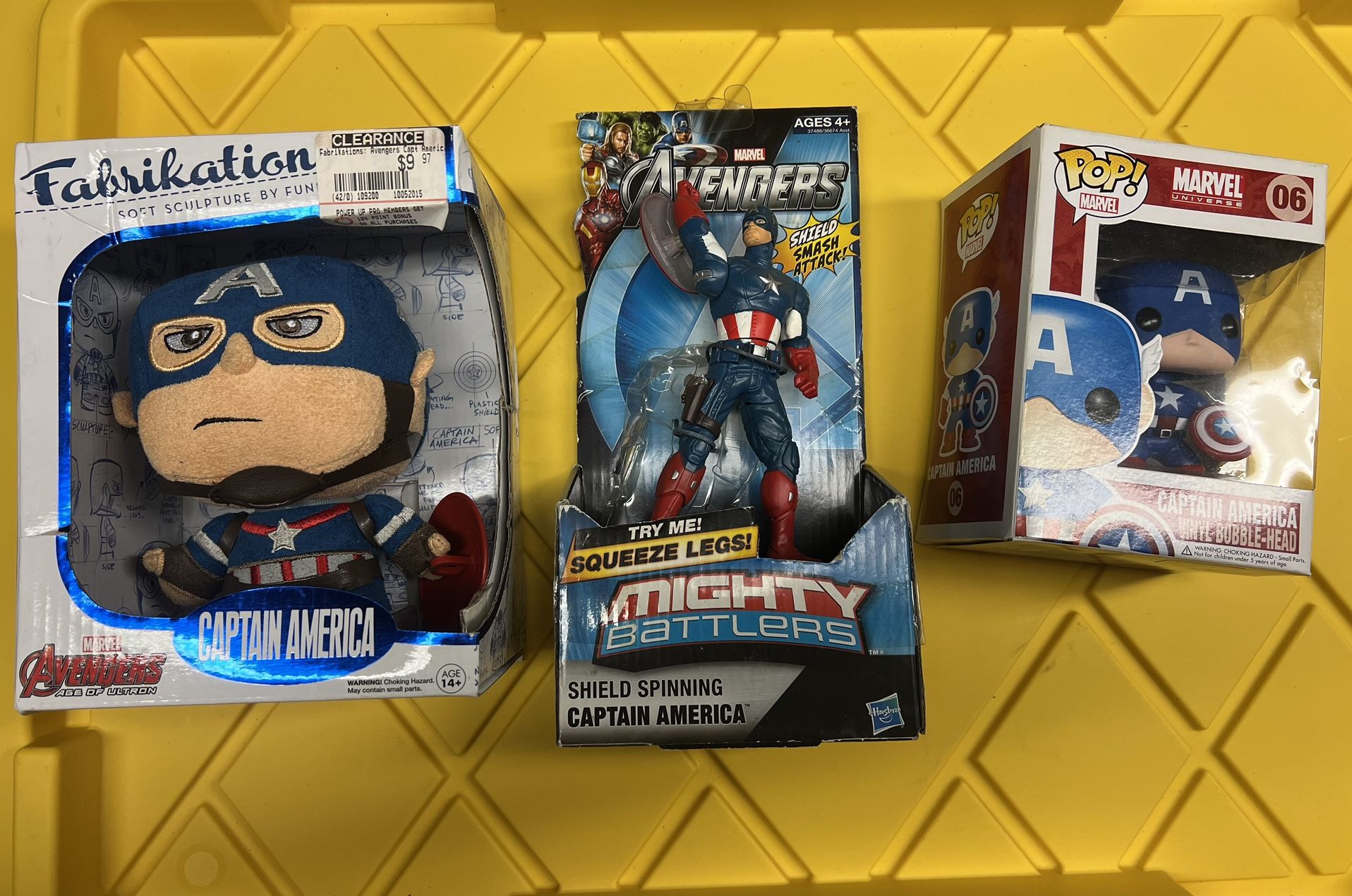 3 Captain America Toys … Funco