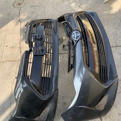 2017-2018 Toyota Corolla LE Front Bumper With Grilles, Emblem And Radar