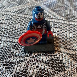 Zombie Captain America Lego Mini Figure 