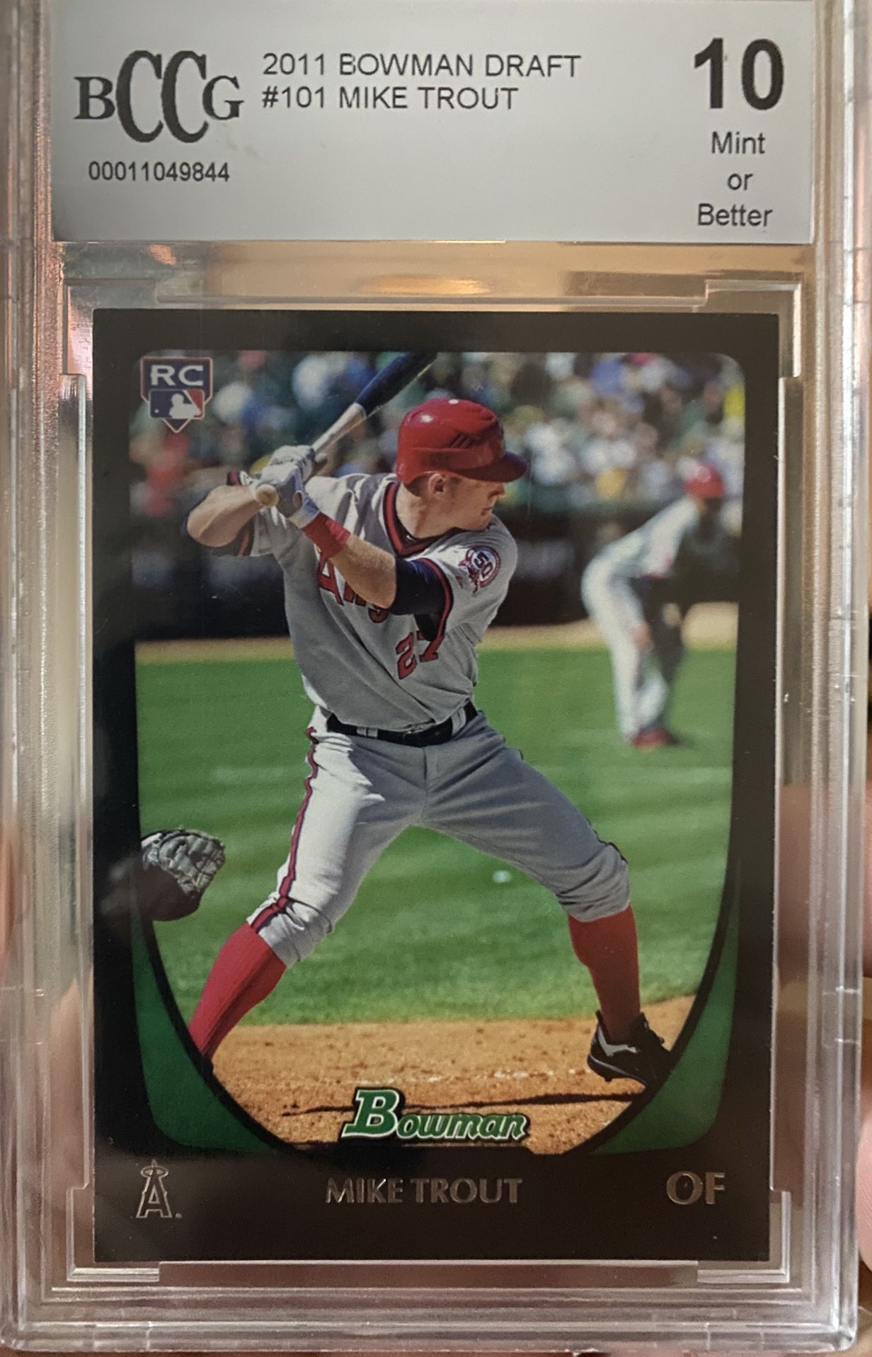 2011 BOWMAN MIKE TROUT ROOKIE CARD