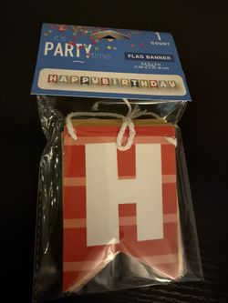 Happy Birthday Banner 