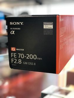Sony FE 70-200mm f/2.8 GM OSS II Lens
