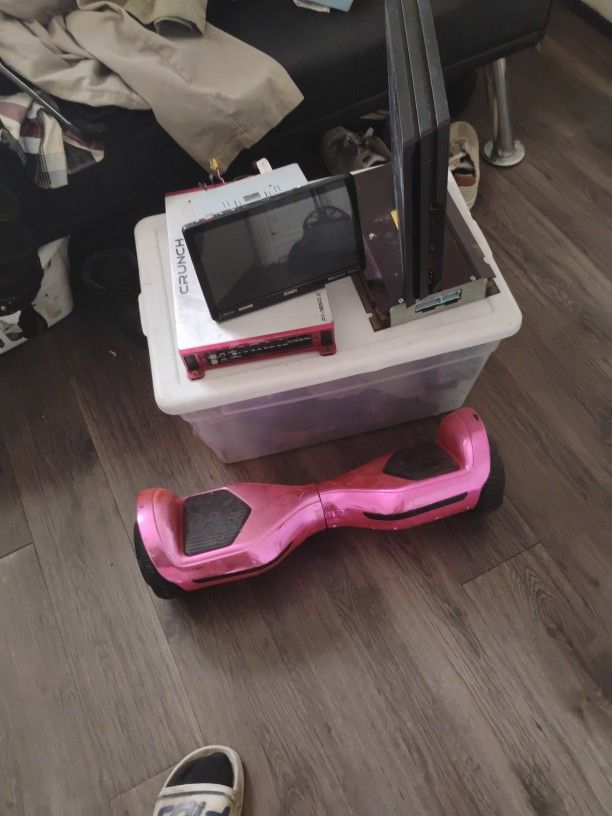 Ps4 , 2 Amps And Screen For A Car, and A Hoverboard