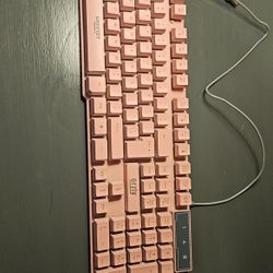 PINK GAMING KEYBOARD