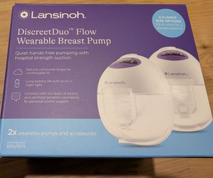 Lansinoh DiscreetDuo Flow Wearable Breast Pump