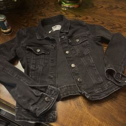 Bershka Black Denim Jacket