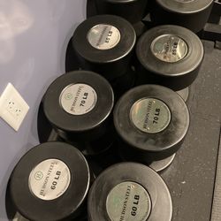 Hudson Steel Brand Commercial Gym Quality Urethane Dumbbells - 60’s, 70’s, 85’s And 90’s