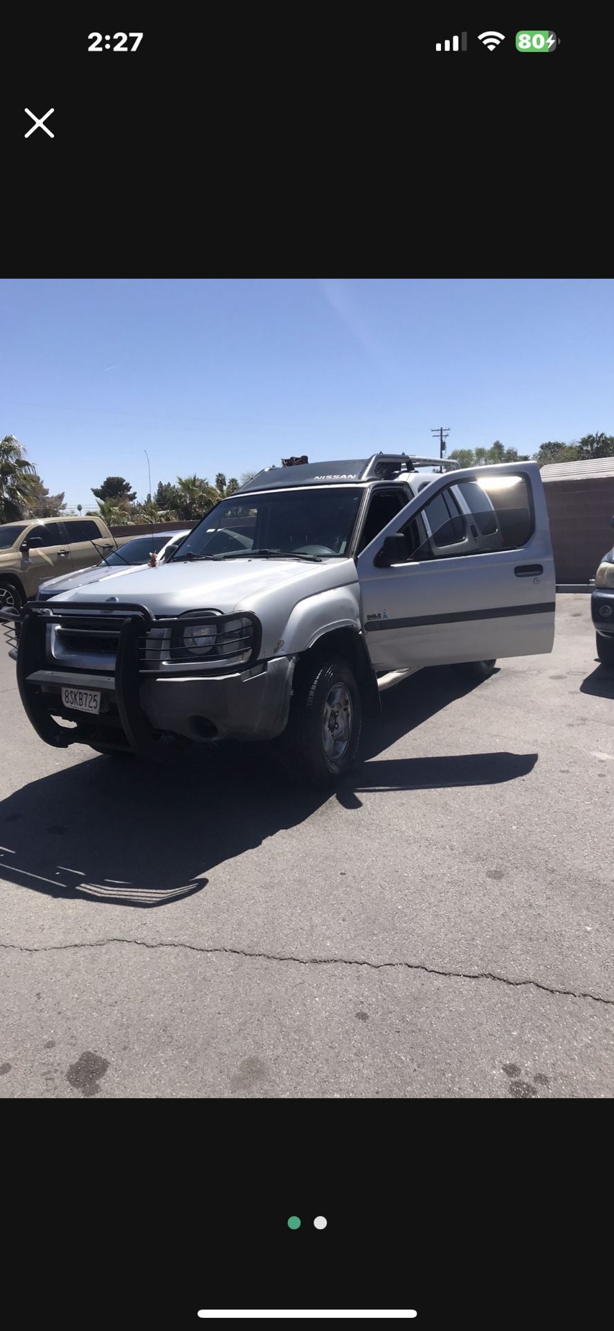 2003 Nissan Xterra( Just push bar)