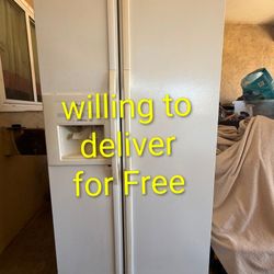 Kenmore Side By Side Refrigerator (Size 36" W 69" H