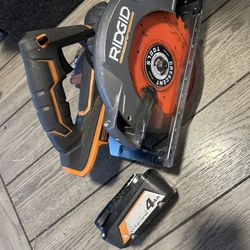 Rigid Circular Saw with Battery
