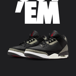 Jordan 3 black Levi's size 9 (NO TRADES PRICE IS FIRM)