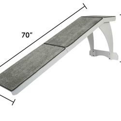 Pet Ramp for Beds Cat/Dog - Durable Wooden Frame Supports up to 120 lb (Originally $179.95)