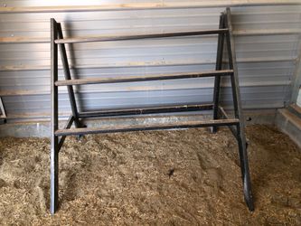 Custom welded, metal, chicken roost / Elevated perch