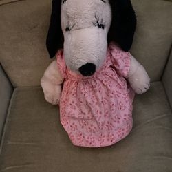 Vintage Peanuts Plush Snoopy Belle Toy Doll
