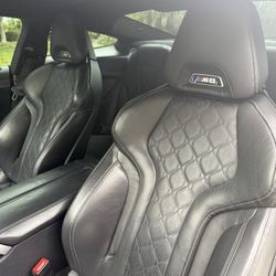 BMW F92 M8 Black Leather Seats Pair