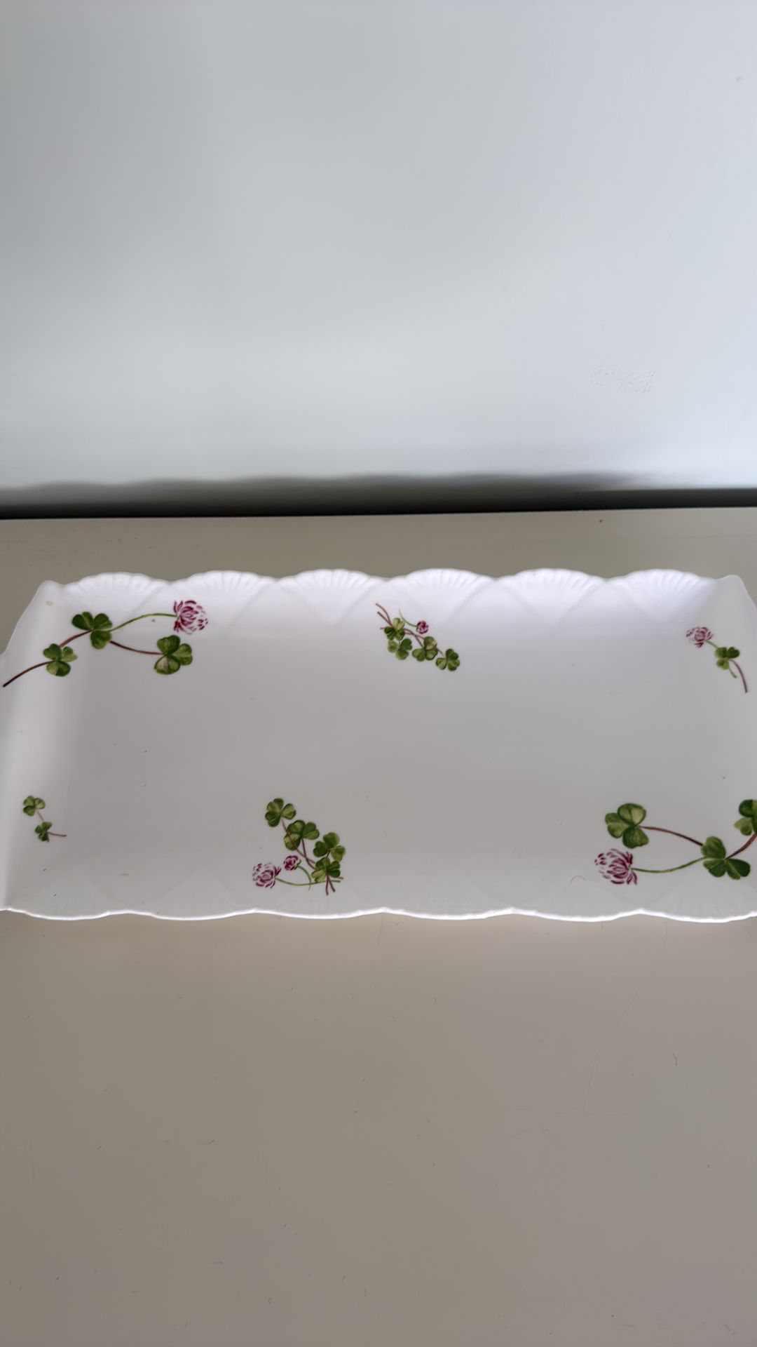 Shamrock porcelain plate