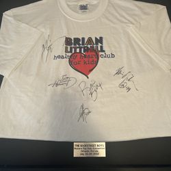 Backstreet Boys Signed T-shirt From Brian Litrell Charity