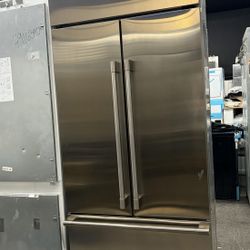 Monogram Stainless Steel Built In 36” French Door Fridge Counter Depth