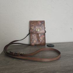 Patricia Nash Rivella Leather Phone Crossbody 
