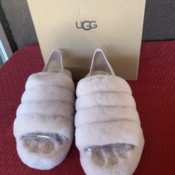 UGG Fluff Yeah Slide Slipper Women’s Size 6 Pink