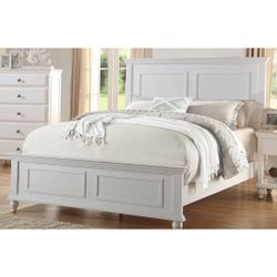 White Queen Bed Frame