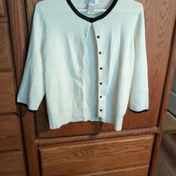 Worthington Medium 3/4 Sleeve Cardigan