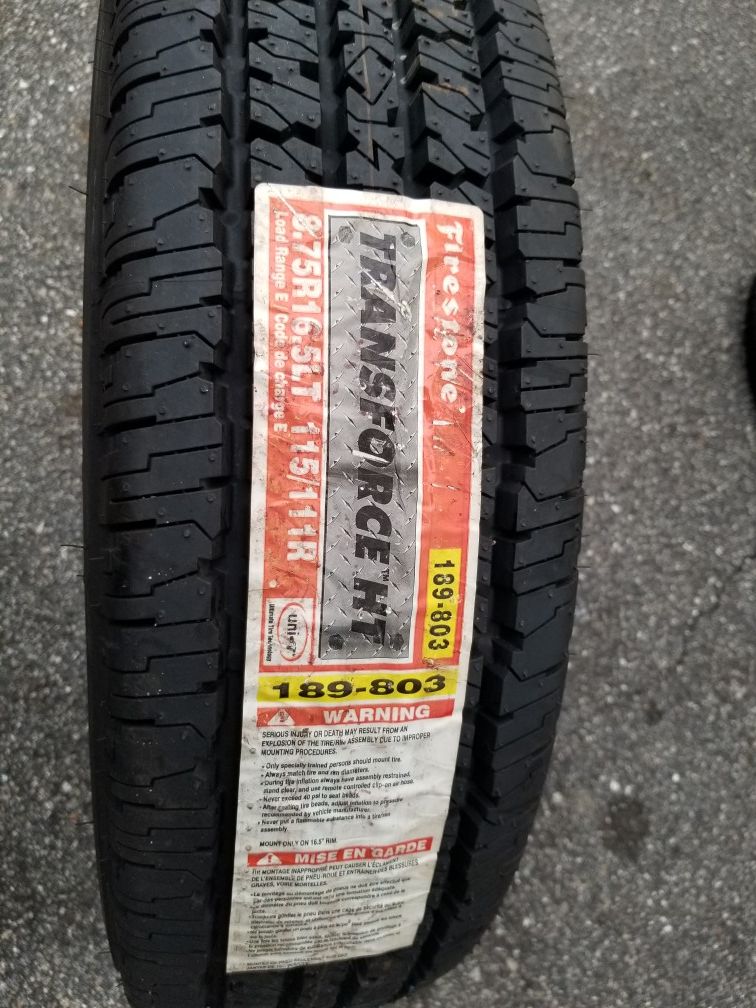 BRAND NEW FIRESTONE 8.75 R 16.5 LT