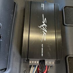 AMP and 8” SUBWOOFER