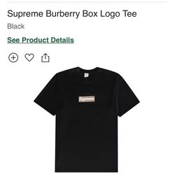 Supreme Burberry Box Logo 