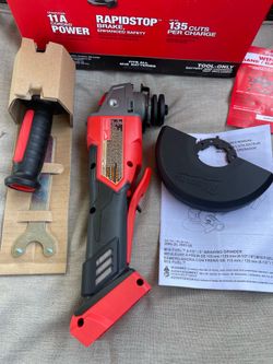 Milwaukee M18 FUEL 18V Lithium-Ion Brushless Cordless 4-1/2 in./5 in. Grinder w/Paddle Switch (Tool-Only)