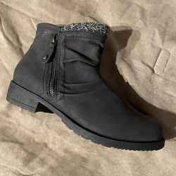 Black Sporto Ankle Boots