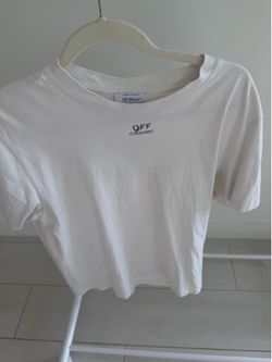 Off-White Small Logo T-Shirt – White – Size S