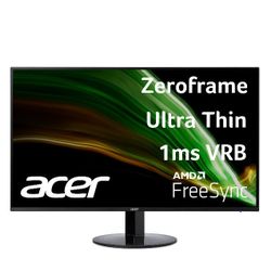 Acer 23.8” Full HD (1920 x 1080) Ultra-Thin IPS Monitor, 75Hz, 1ms VRB, SA241Y Bi, Acer Visioncare
