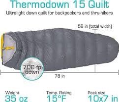 Paria Outdoors Thermodown 15 Quilt