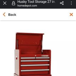 Husky 26 Inch  Tool Box (Brand New Top Only In Red)