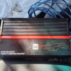 1000W AMPLIFIER DUAL 4CH WORKS GOOD NO ISSUES $80 Obo