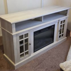 Entertainment Center With Fireplace