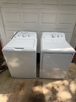 GE washer and dryer
