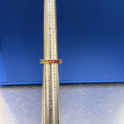 Rainbow sapphire ring 18 K