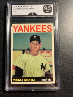Mickey Mantle ‘51 season stats-Grade 9.5