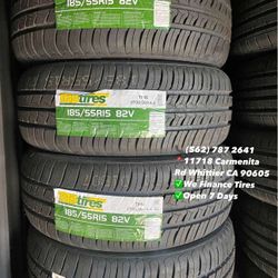 185/55R15 TBB A/S New Set of Tires Installed and Balanced Set de Llantas Nuevas Instaladas y Balanceadas