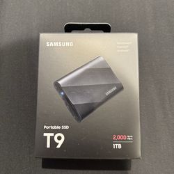 New Samsung T9 Portable SSD 1TB External SSD. Black. Shoot Me Offer!