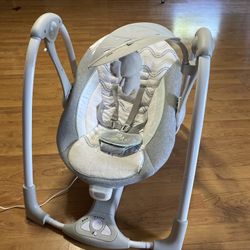 Ingenuity ConvertMe 2-in-1 Compact Portable Automatic Baby Swing & Infant Seat