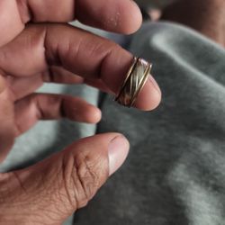 Men's wedding Band 10k