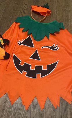 Pumpkin costume size one size for children