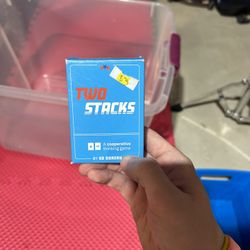 two stacks card game 