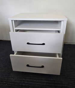 Kalid’s Home Outlet | BRAND NEW Pruitt 22.7" 2-Drawer Nightstand – White – $50