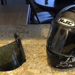 Hjc Full Face Motorcycle Helmet With Tonted Screen